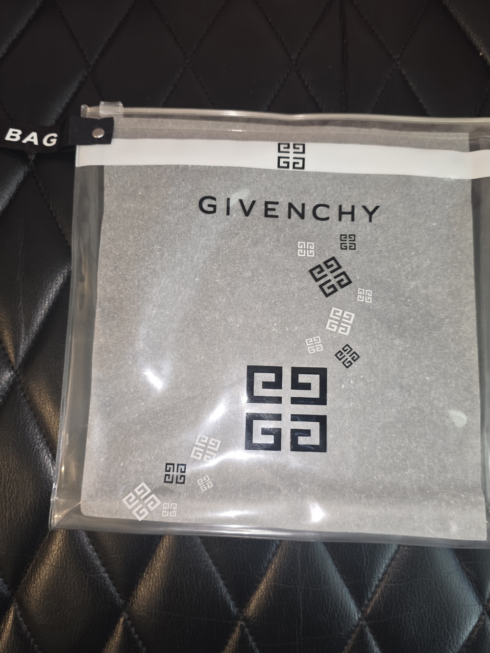 Givenchy Transparent Security Bag